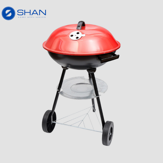 Football Sytle Charcoal BBQ Grill (17'')