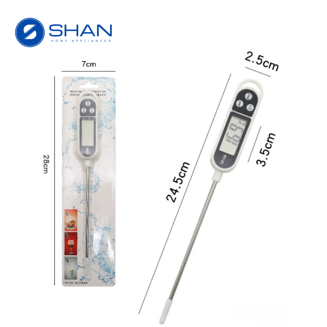 Meat Thermometer Instant Read Food Thermometer with Long Probe for Water, Liquid, Kitchen Cooking, Grill,BBQ !