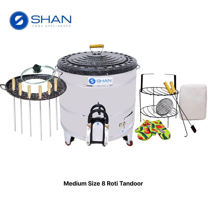 Multi Functional Gas Tandoor | Roti + Baking + BBQ