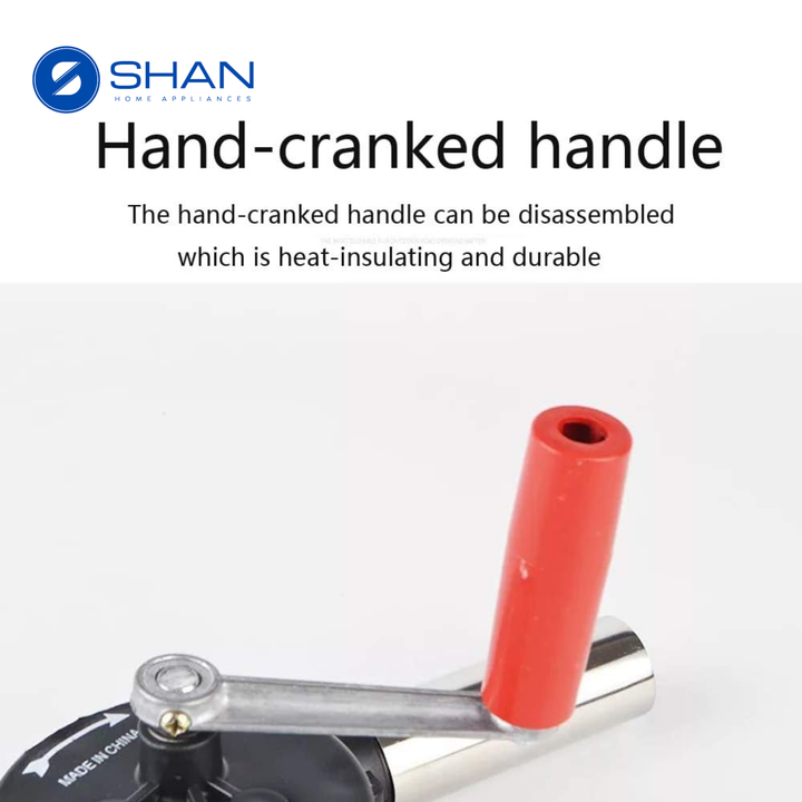 Outdoor Cooking BBQ Fan Air Blower, Hand Crank Blowers, Barbecue Fire Bellows for Picnic Camping Stove Accessories